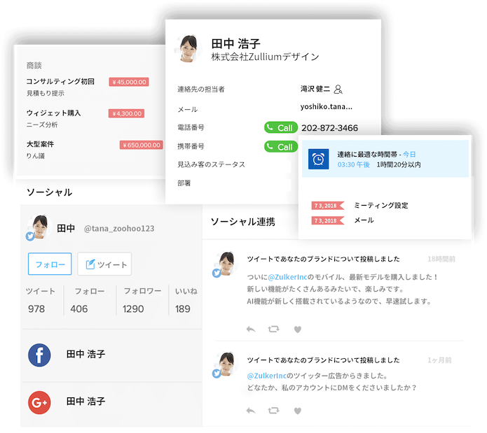 お客さまがたどる過程を、Zoho CRMソリューションのパイプライン管理機能で管理