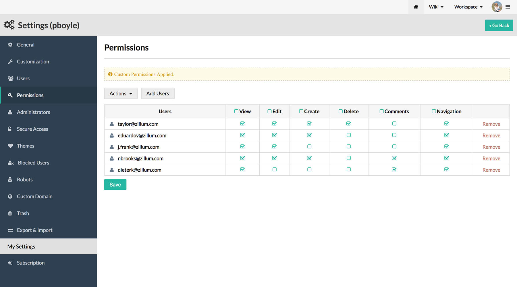User Administration User Administration