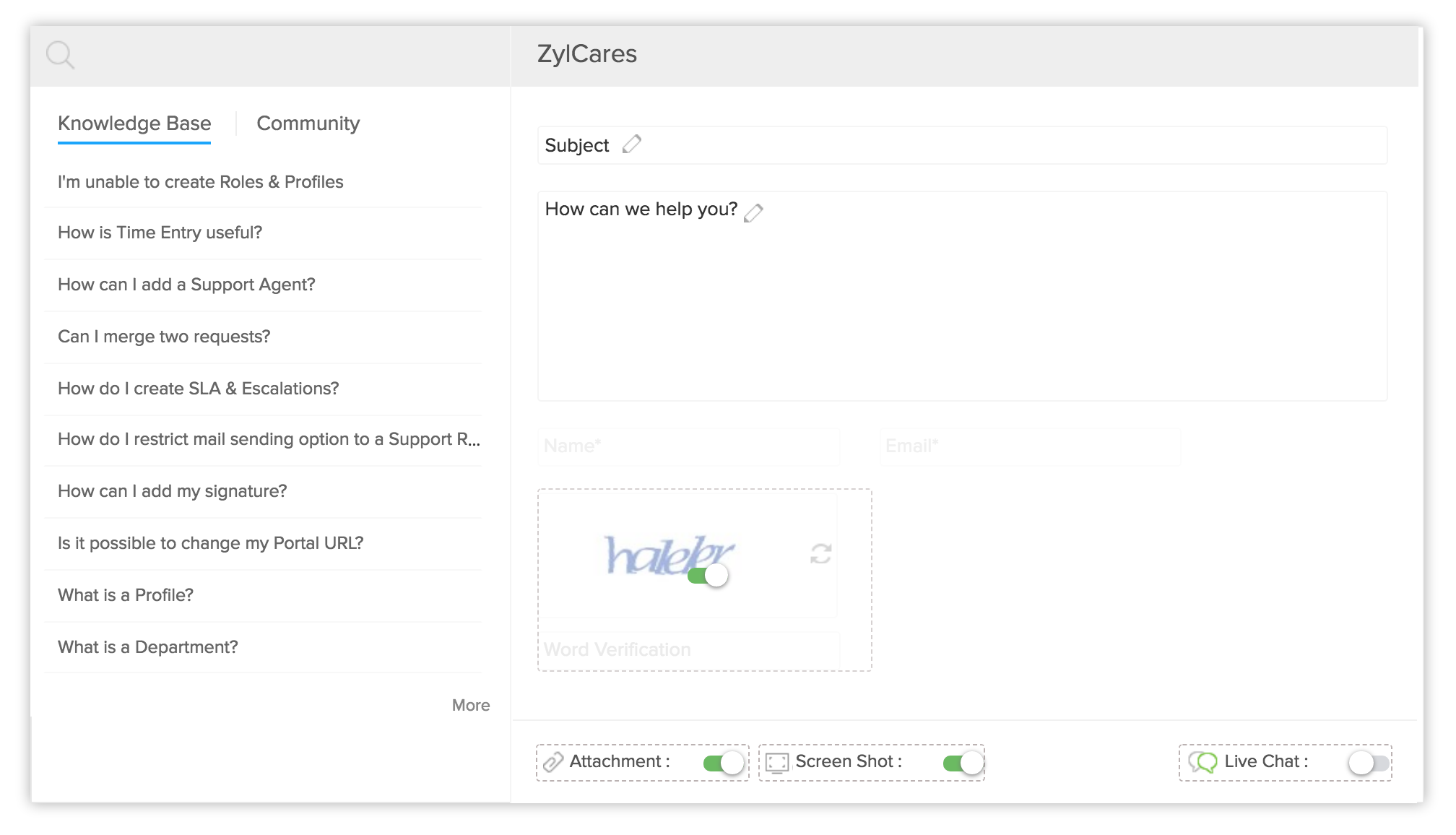 Web forms