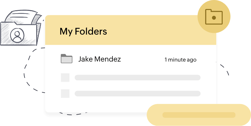 Organize files by user