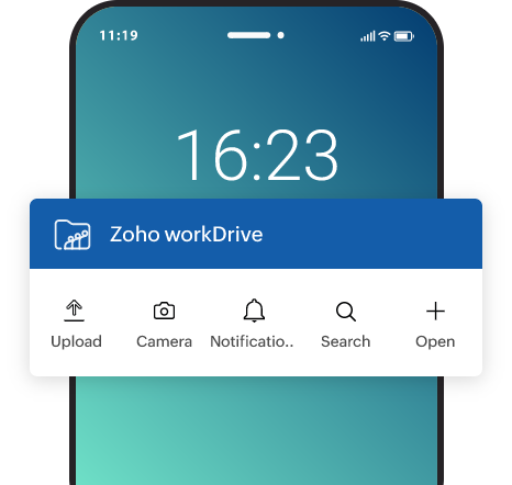Save time using widgets