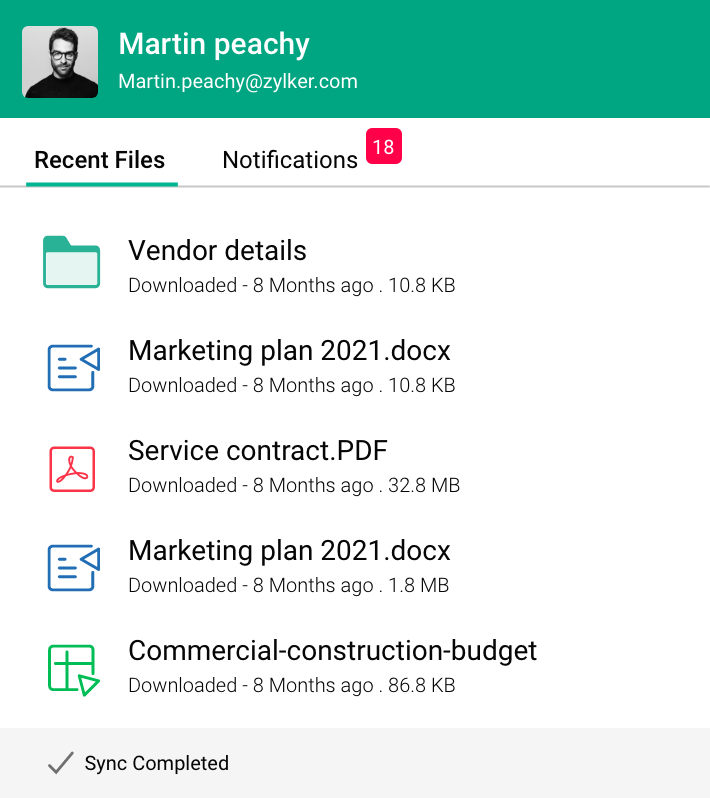 sync account