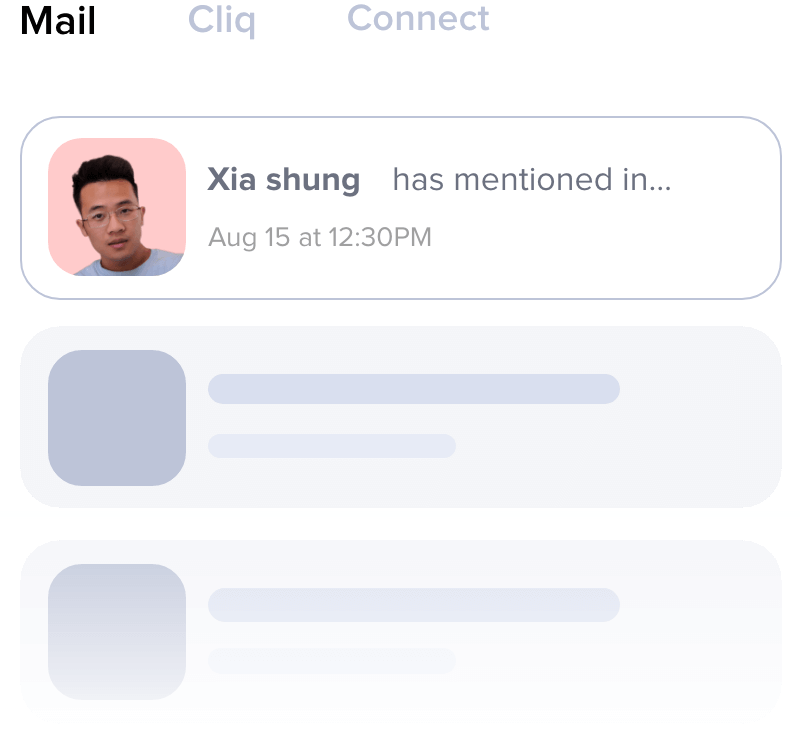 Combined notification view
