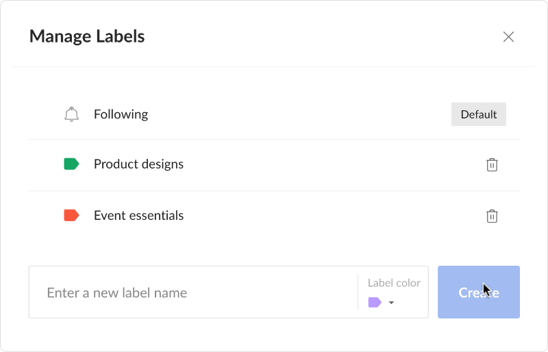 Manage files in one place