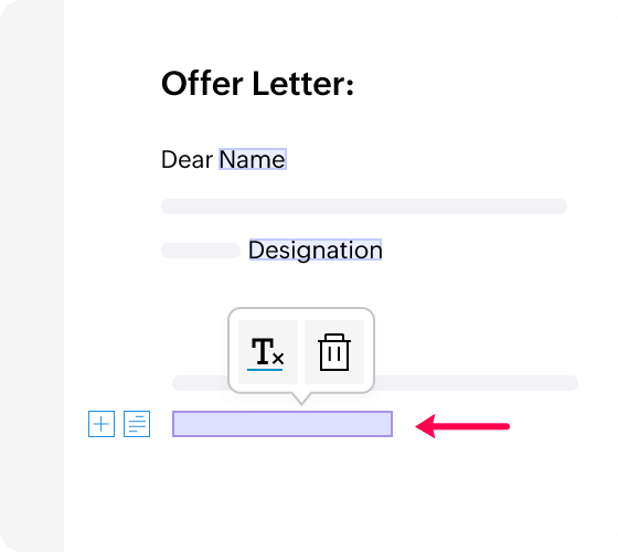 Create fillable forms