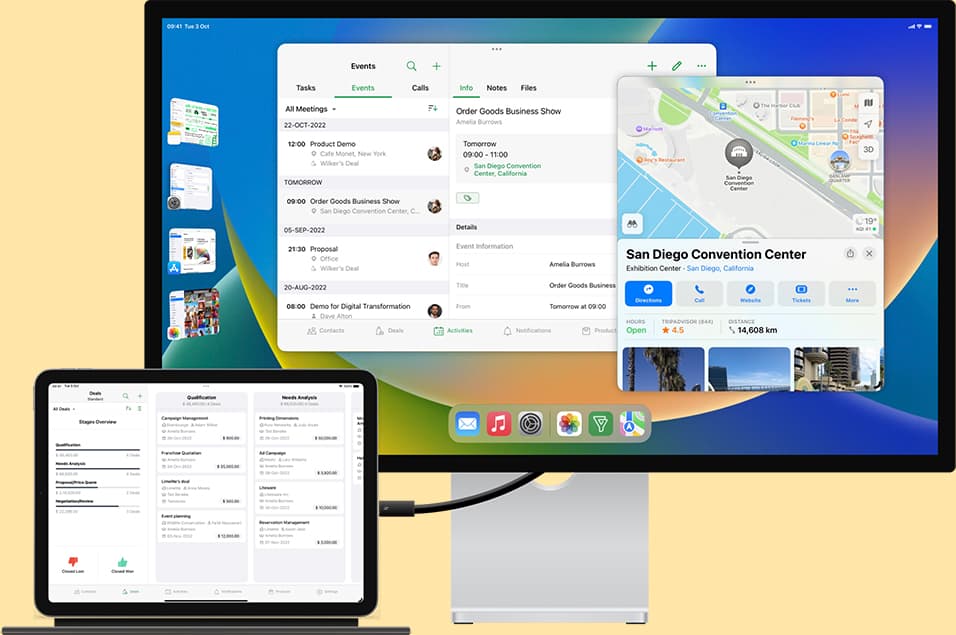 Lock screen widgets in iOS - Bigin by Zoho CRM
