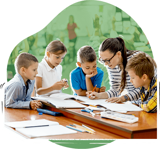 Top banner image representing education