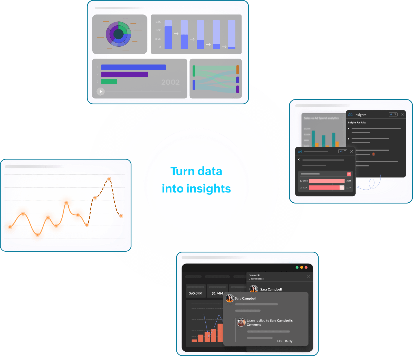 Data visualization illustration