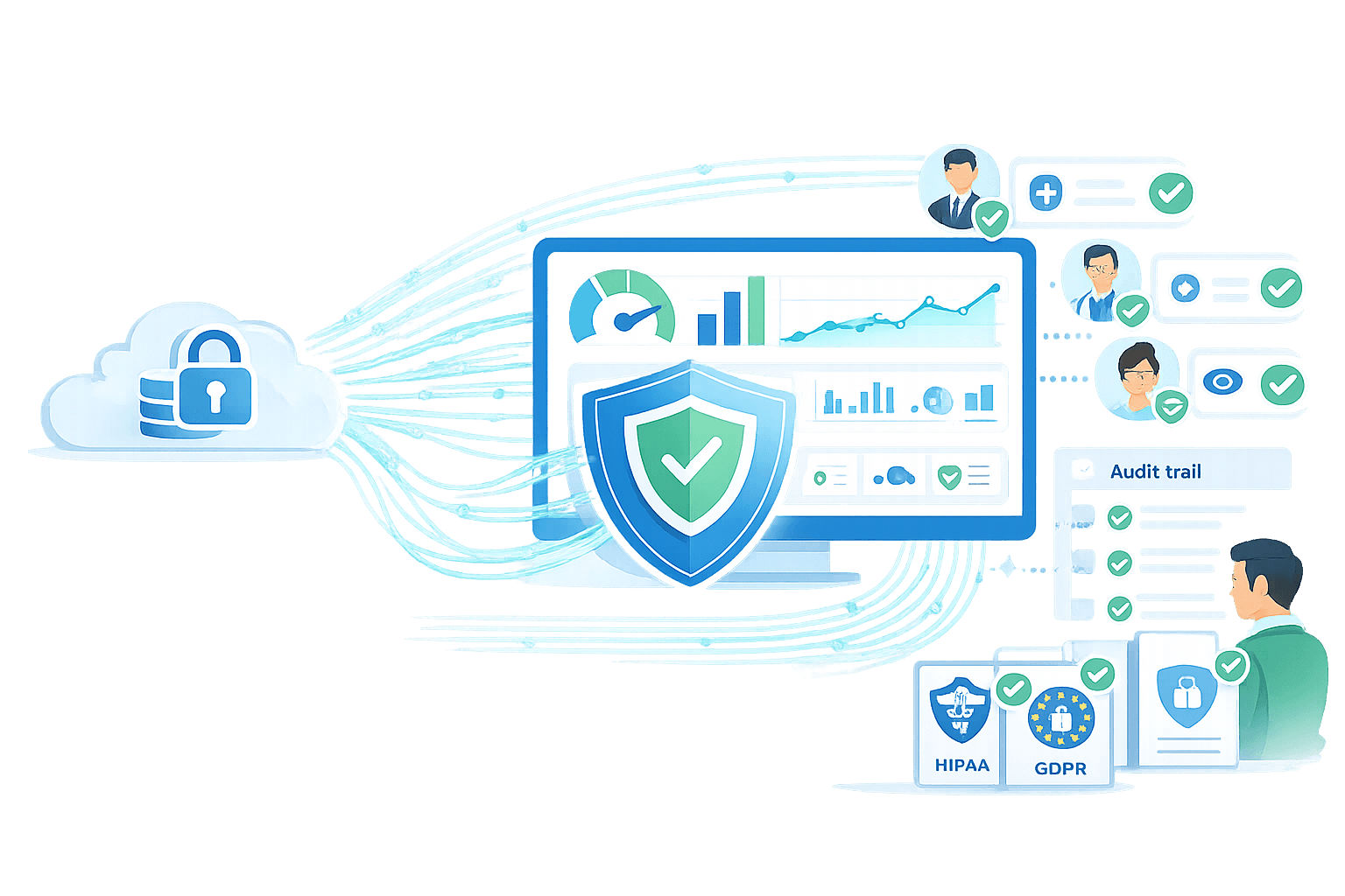 Automated reporting with scheduled data refresh