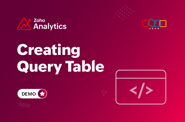 Creating Query table