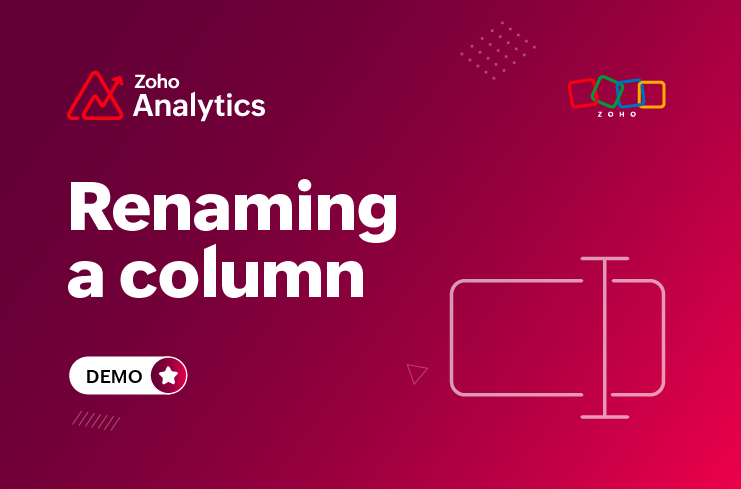 Renaming a column
