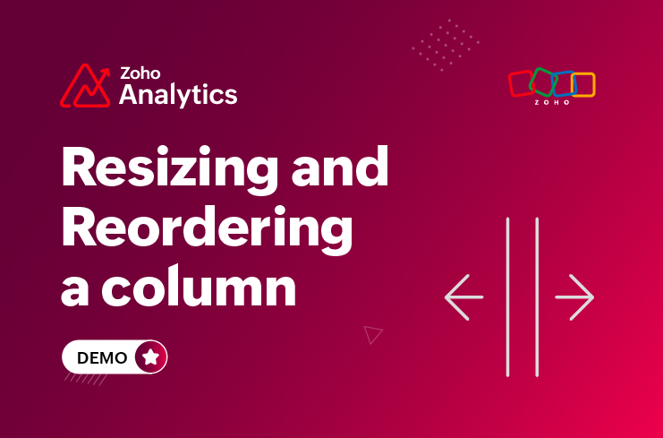 Resizing and Reordering a column