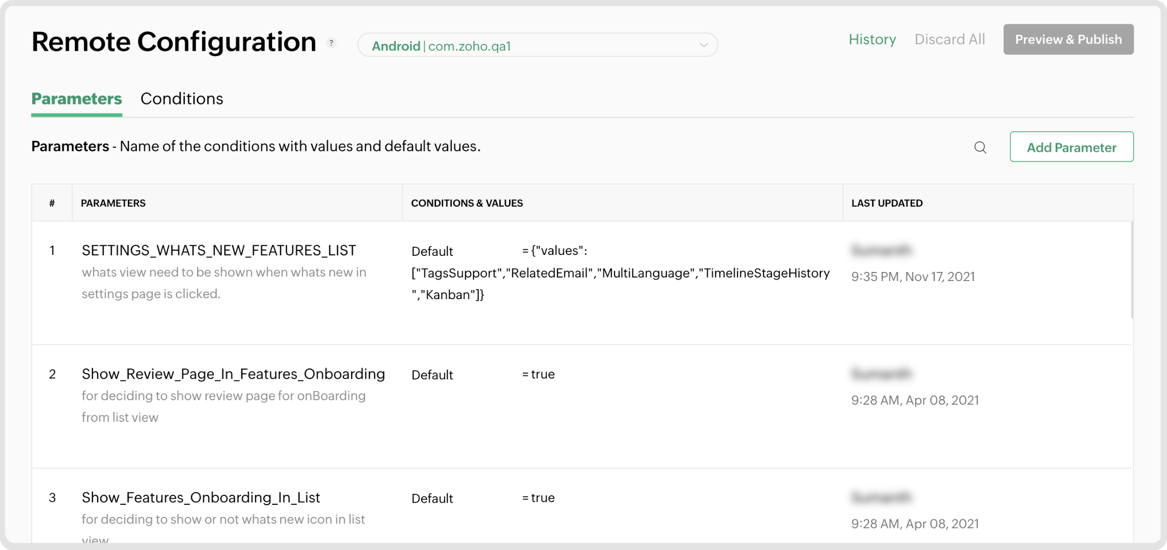 Remote Configuration