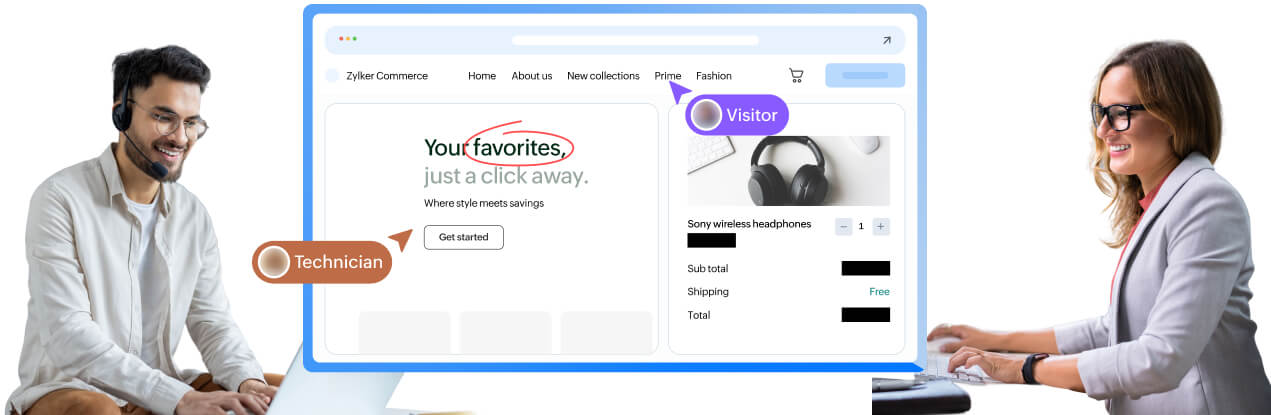 Real-Time Browser Remote Control for faster, clearer customer support