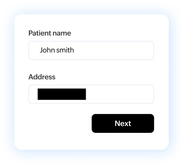 Healthcare provider form