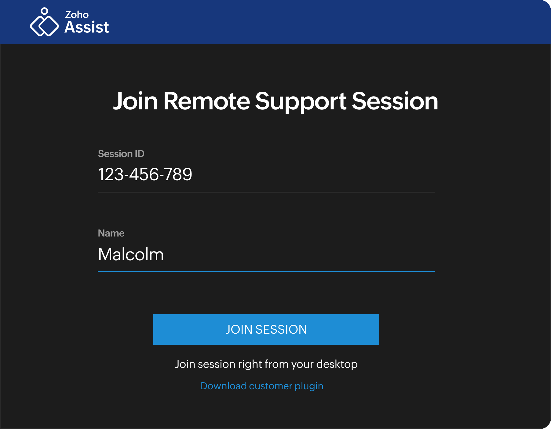 How to join a remote computer connection: For Customers