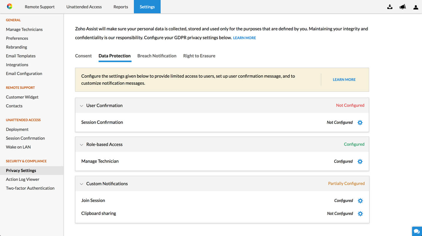 ซอฟต์แวร์การเข้าถึงระยะไกลฟรีที่ดีที่สุด - Zoho Assist