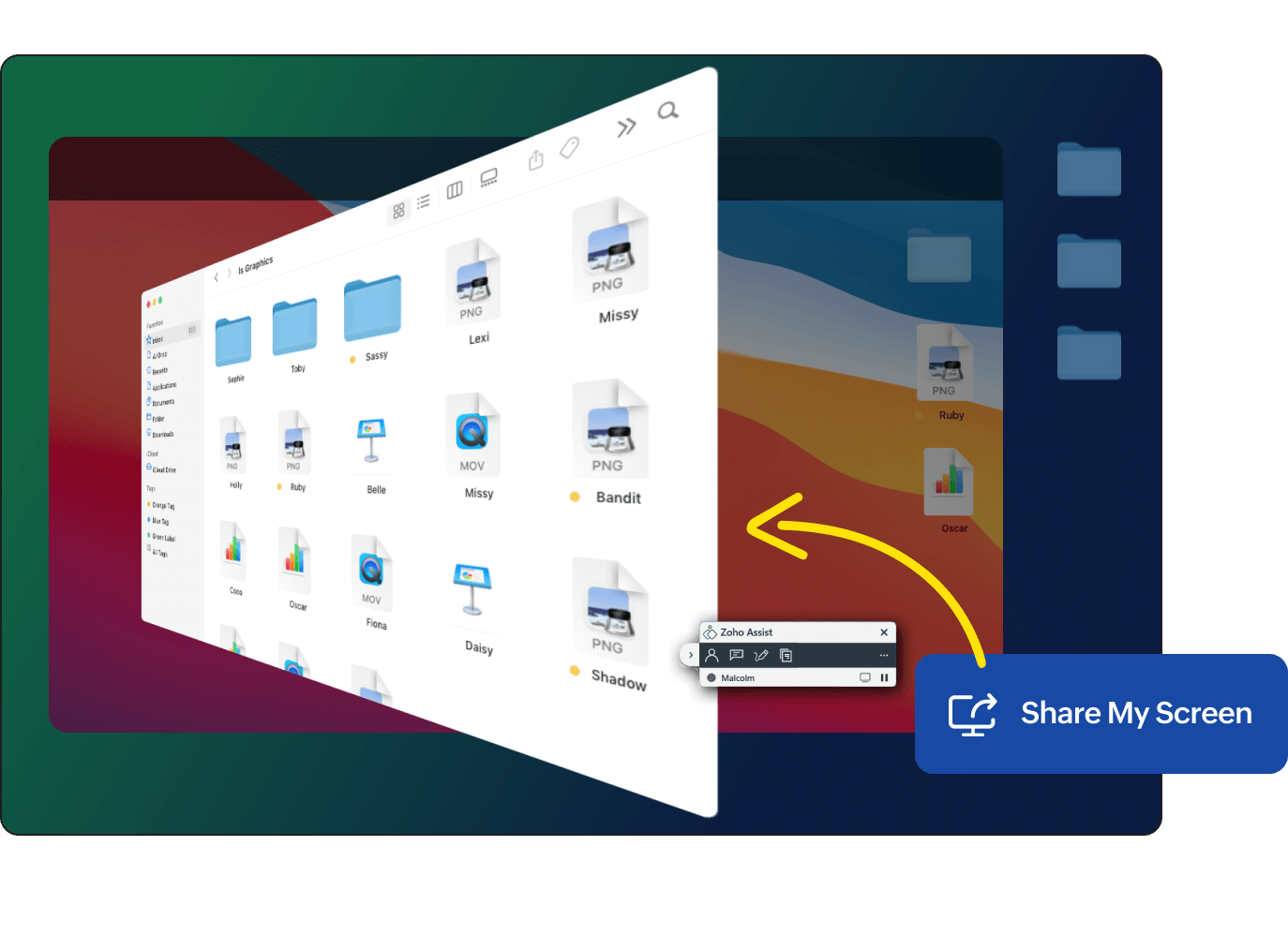 Scenarios where swapping screens is useful