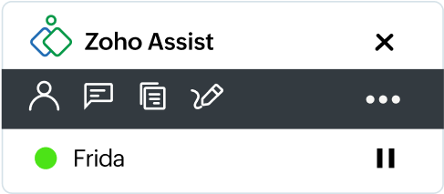 Zoho Assist's Screen Capture feature