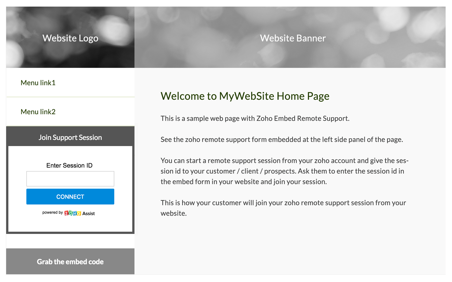 zoho-assist-customer-widget