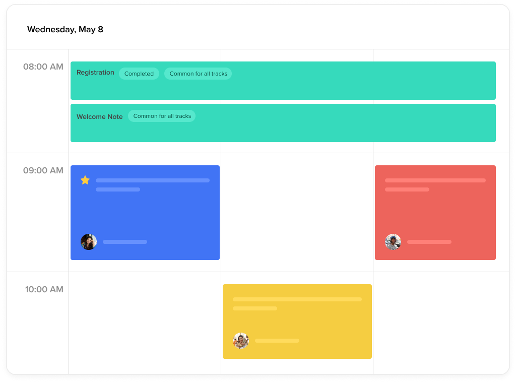 Event planning Event planning in Event management platform - Zoho Backstage