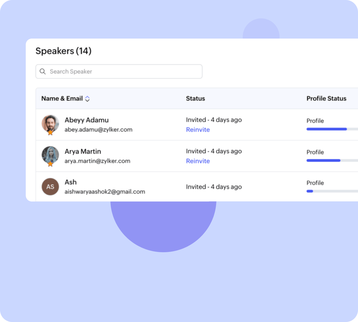 Speaker management