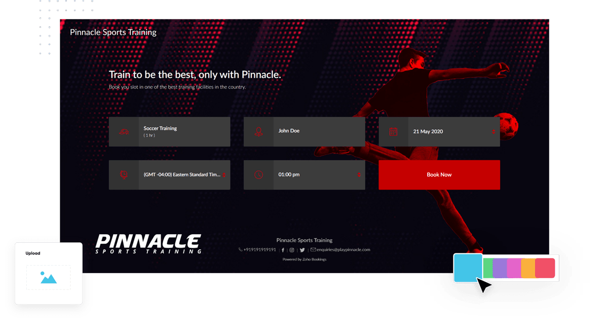 Beautiful booking pages in 3 steps