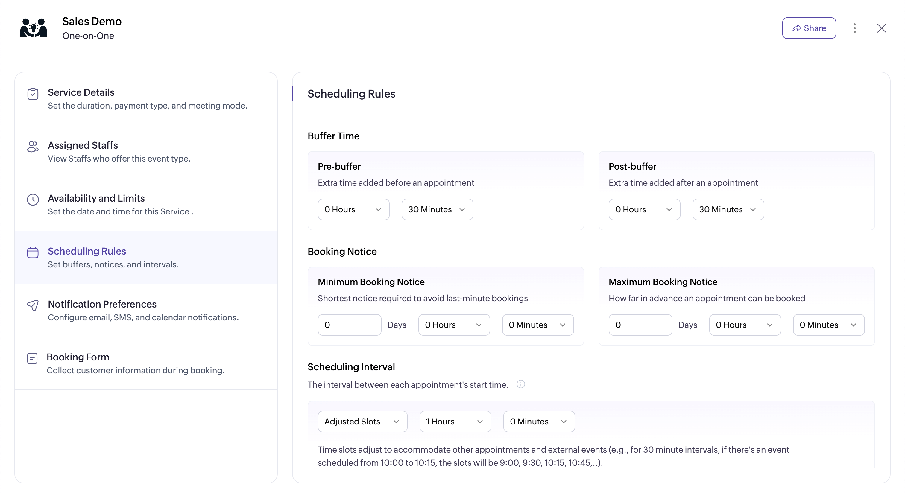 Add buffers between each demo