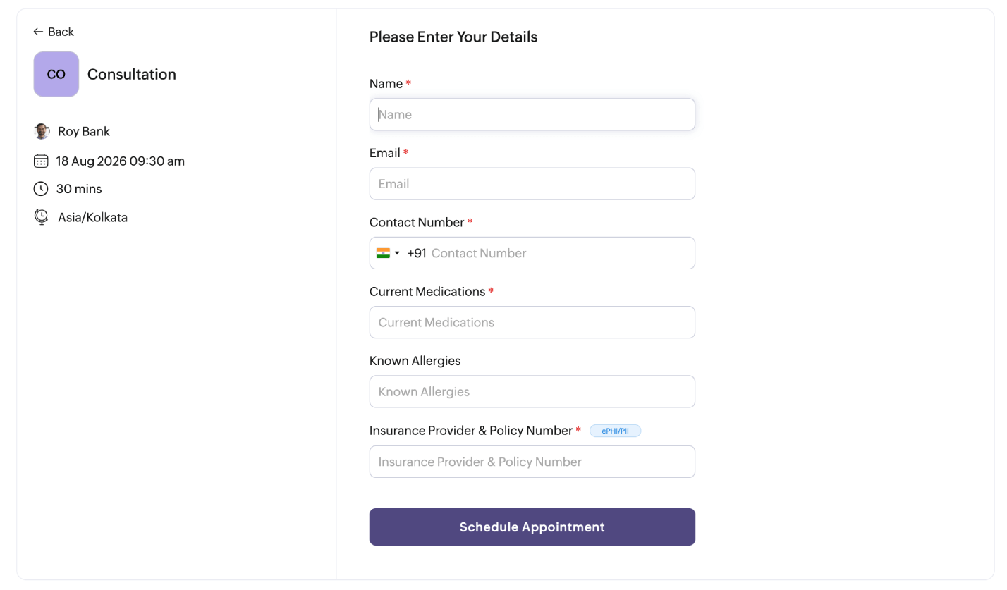 Simplify patient intake