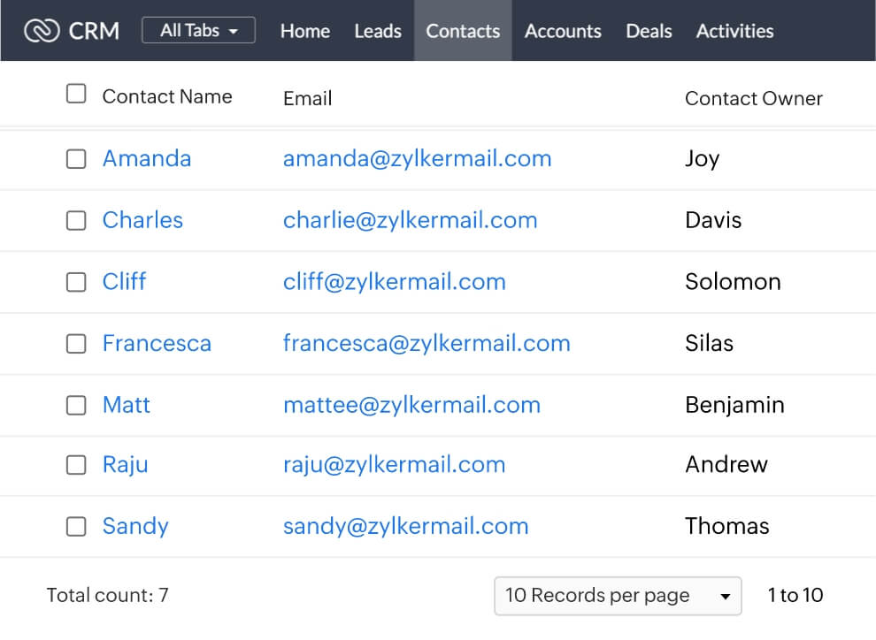 Manage your leads efficiently