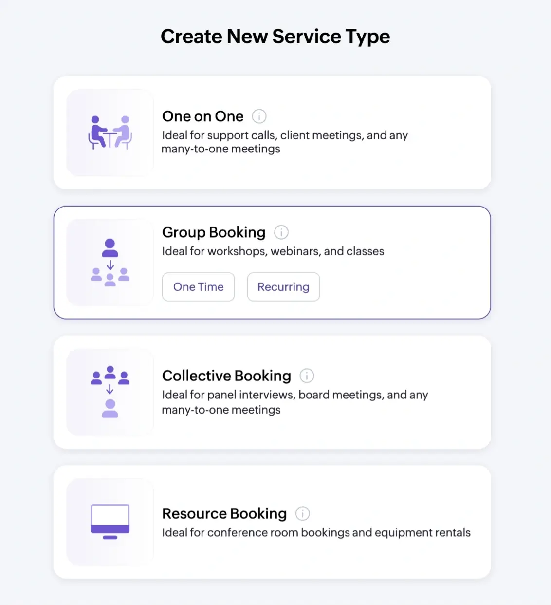 Meeting types tailored to your business operations