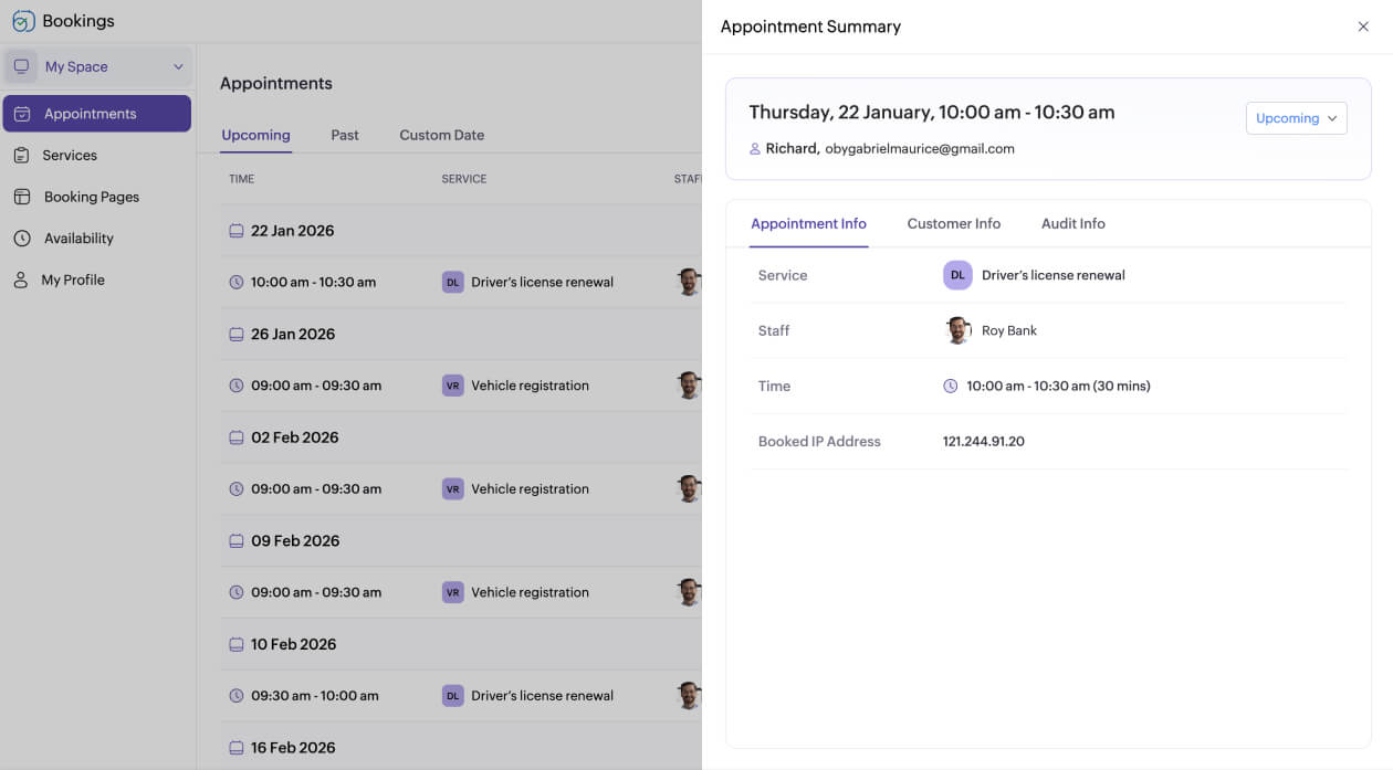 Navigate DMV appointments