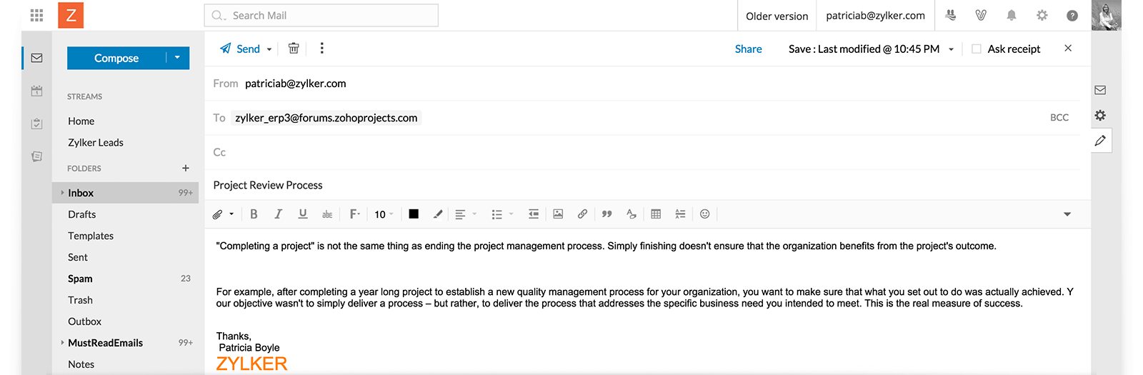 Add new forum post via email
