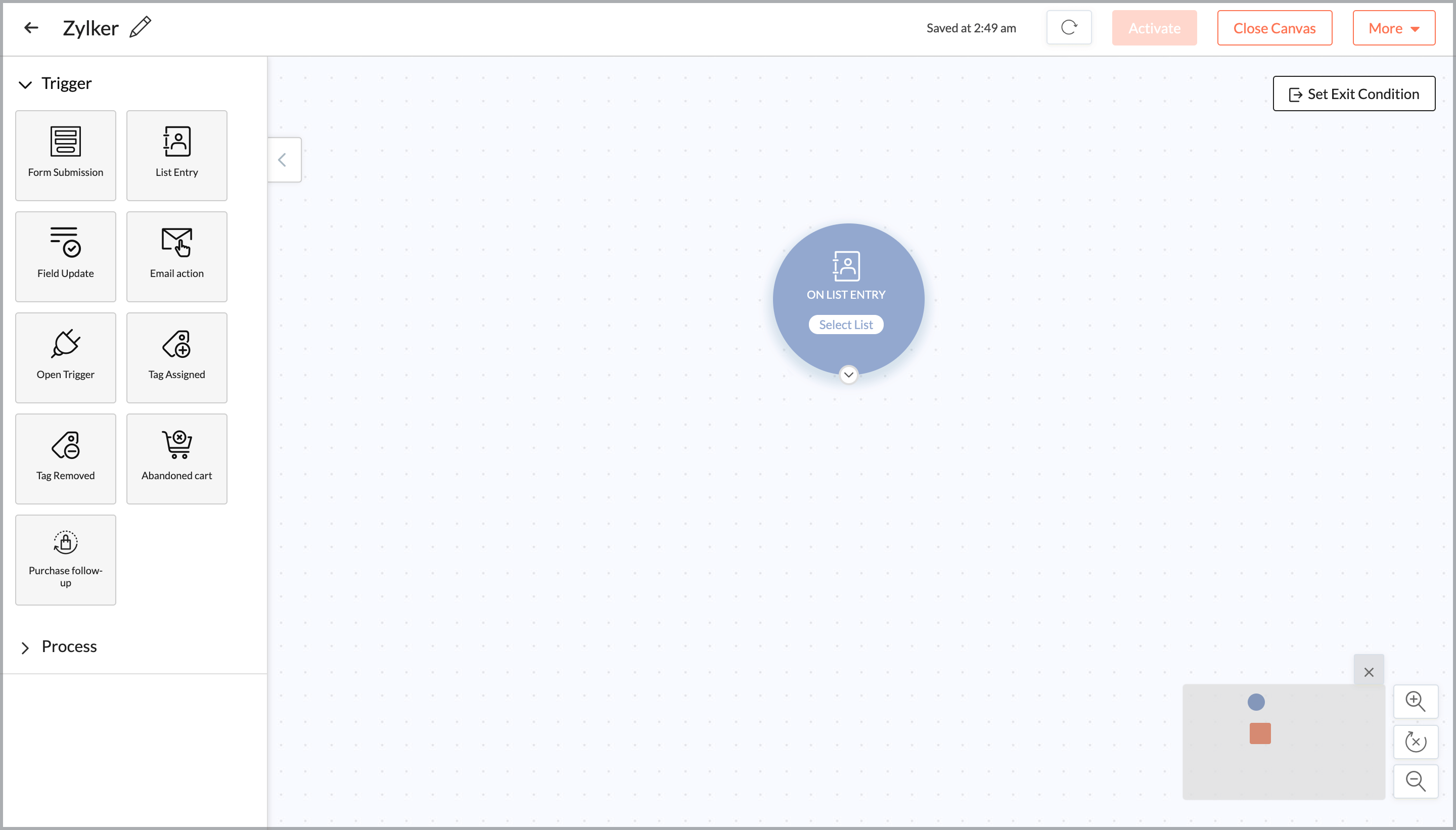 Can I send emails to a closed group of contacts in my mailing list?