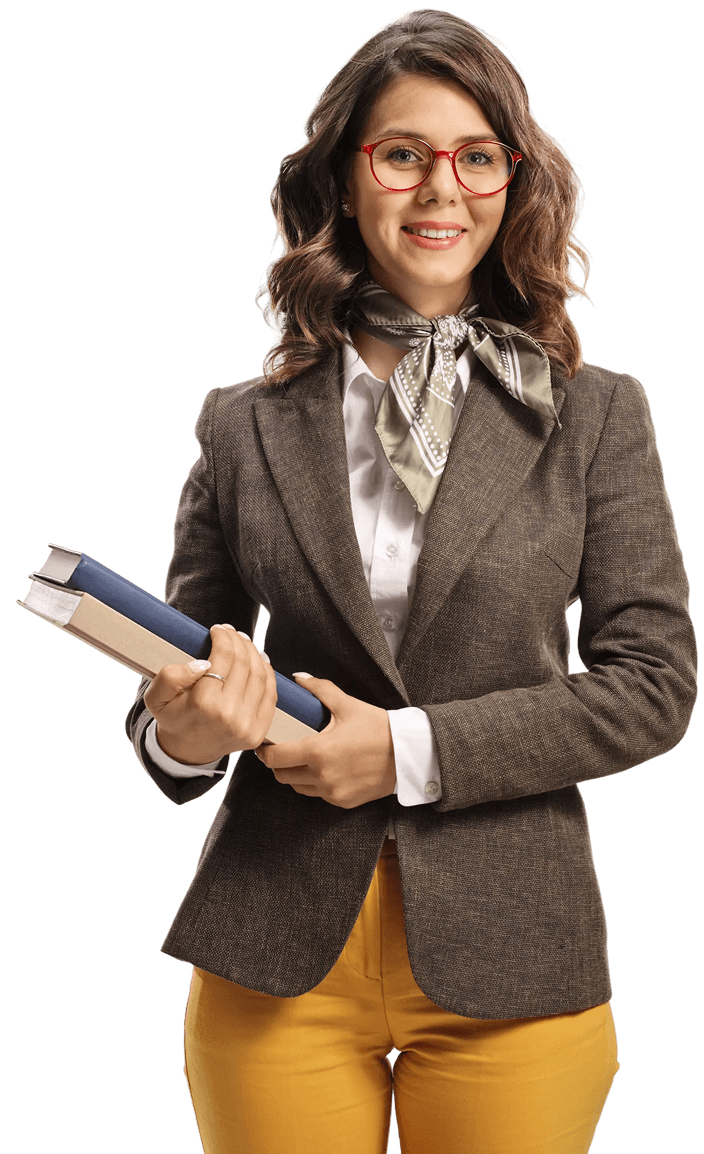 Professor managing email campaigns for educational institution