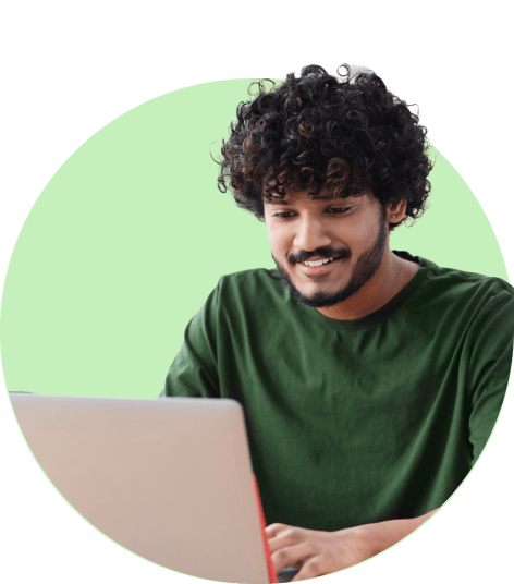 Student receiving personalized email communication