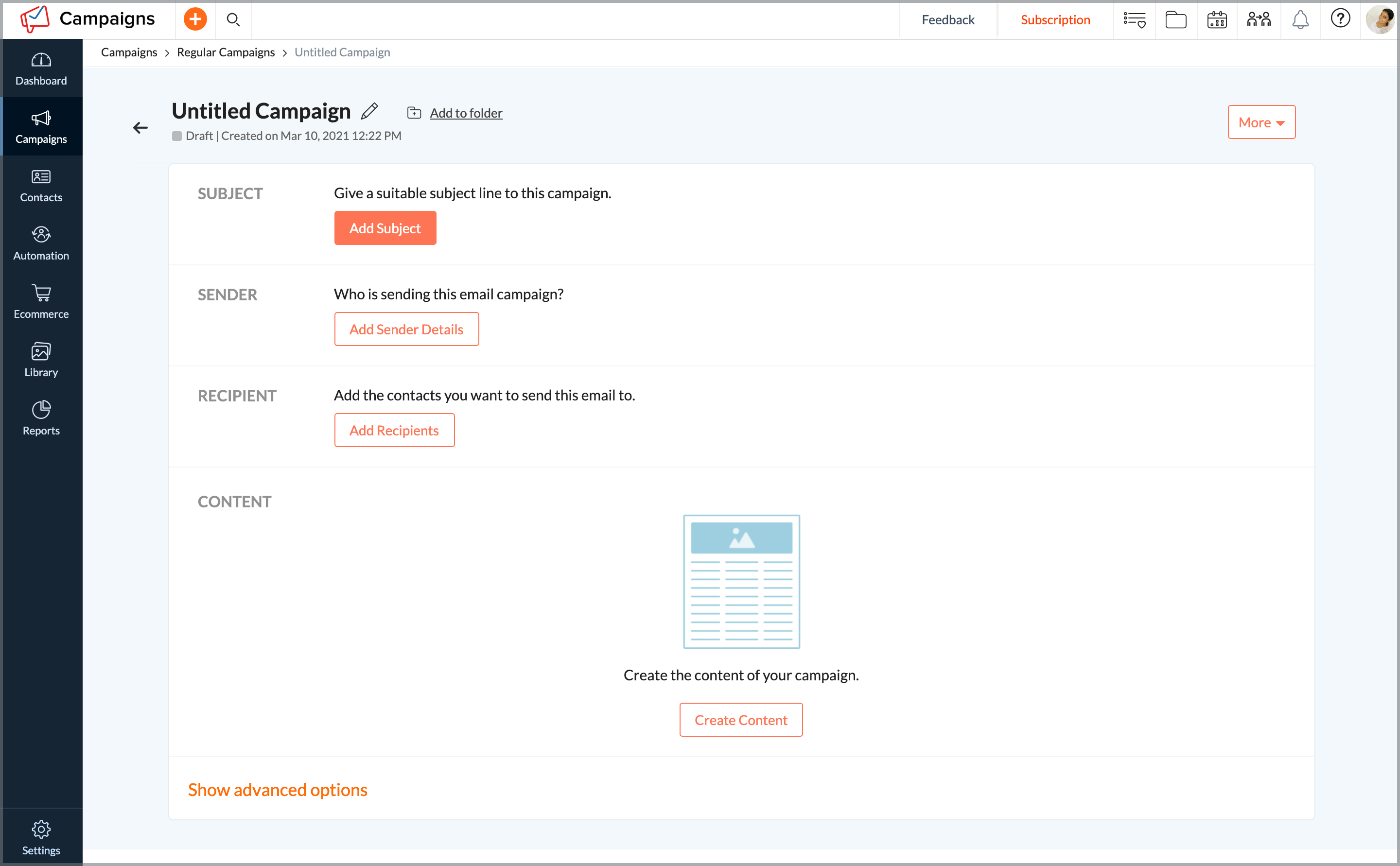 Can I send calendar based emails to my contacts?