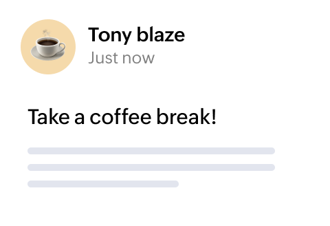 Tony Blaze - Take a coffee break!