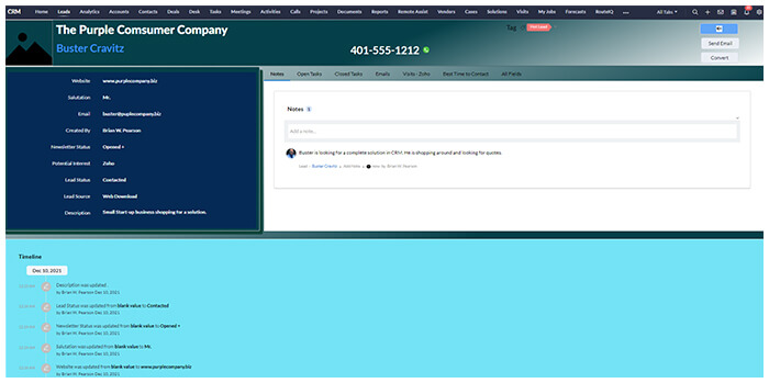 Canvas Template Design by FullRange CRM