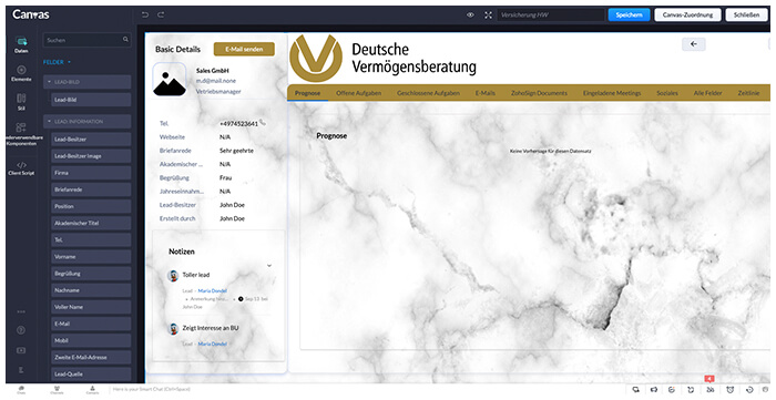 Sample Canvas Template Design by Natalie Söll Vertrieb GmbH