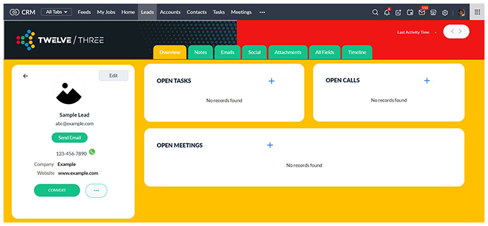 Canvas Template Design by Twelve/Three Marketing Inc.
