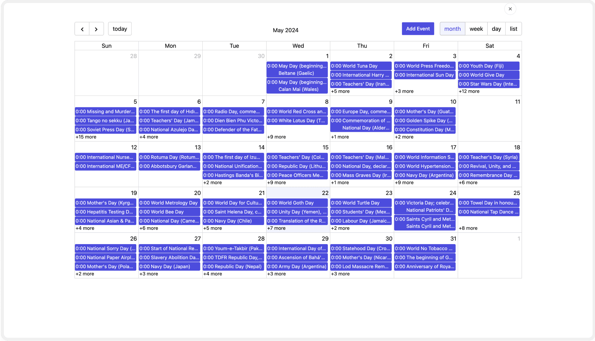 Your students will never miss an event again