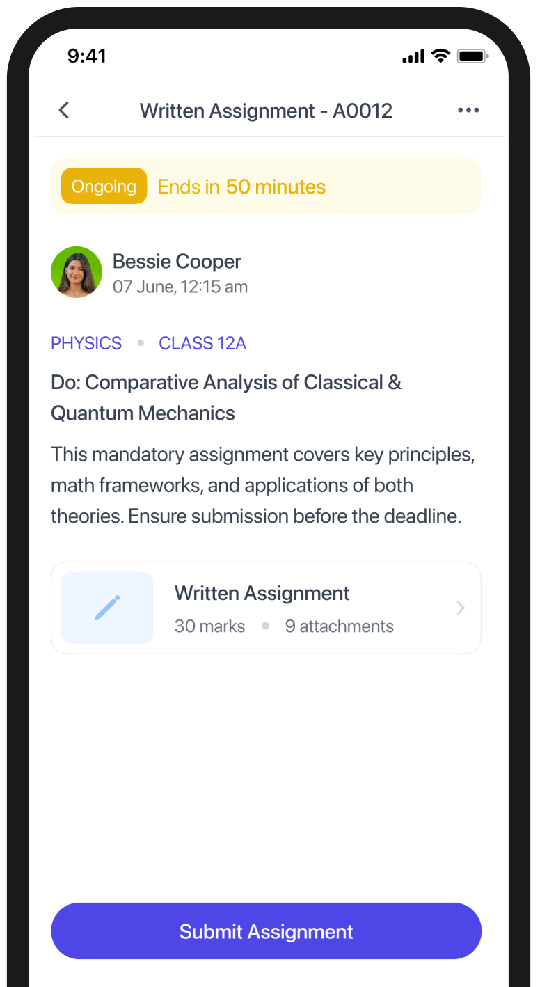 Assignments