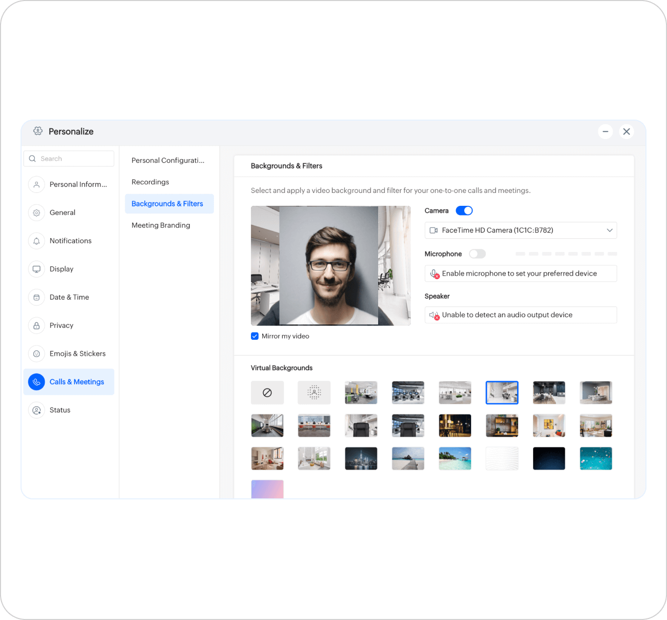 Smart video backgrounds and filters