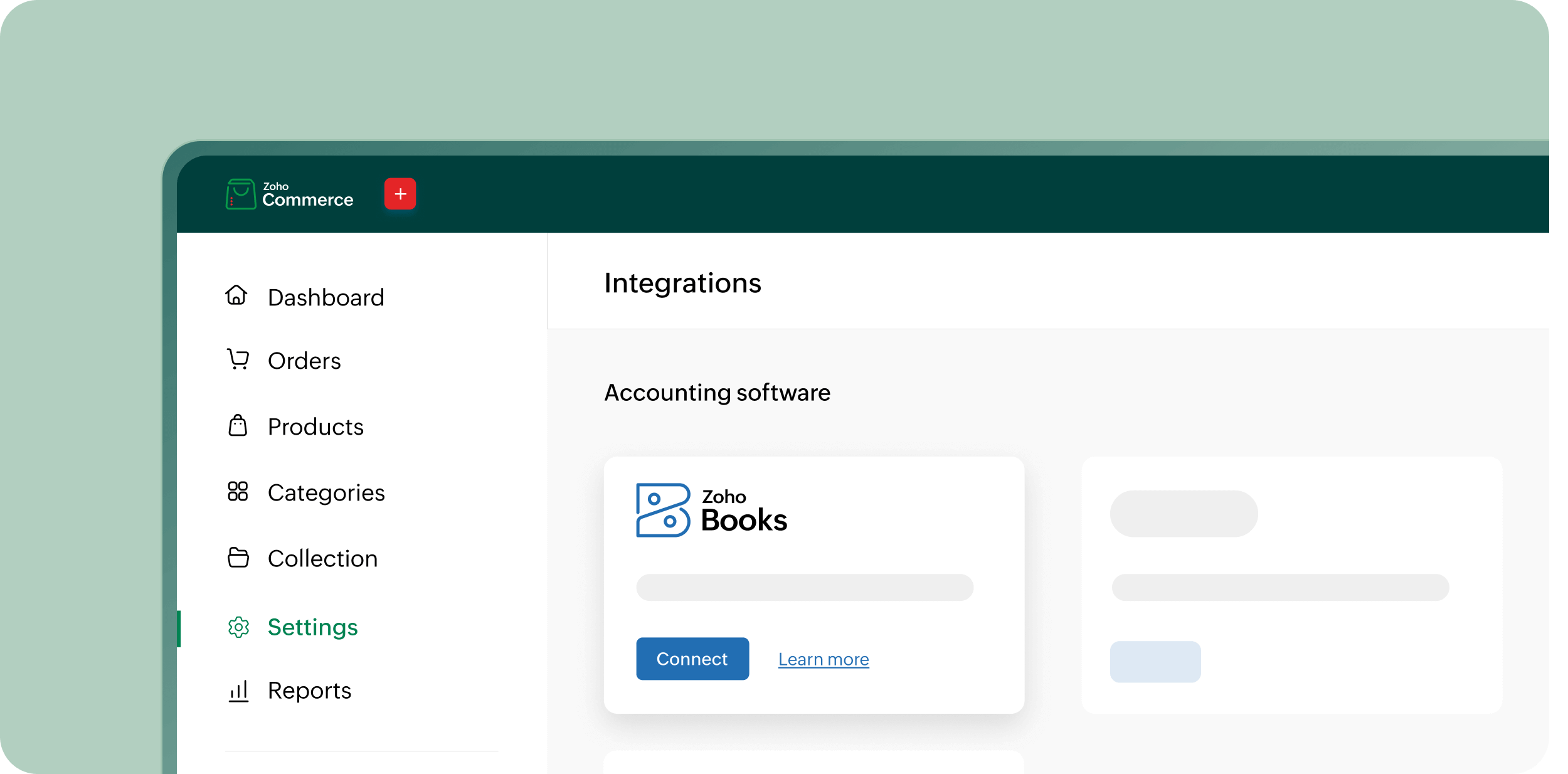 Zoho Commerce & Books Integration