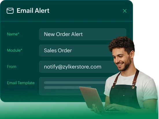 Set email triggers