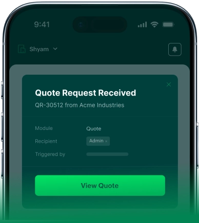 Push in-app notifications