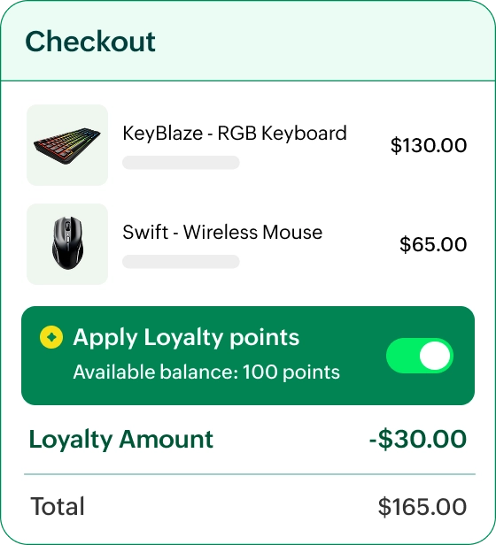 Loyalty rewards