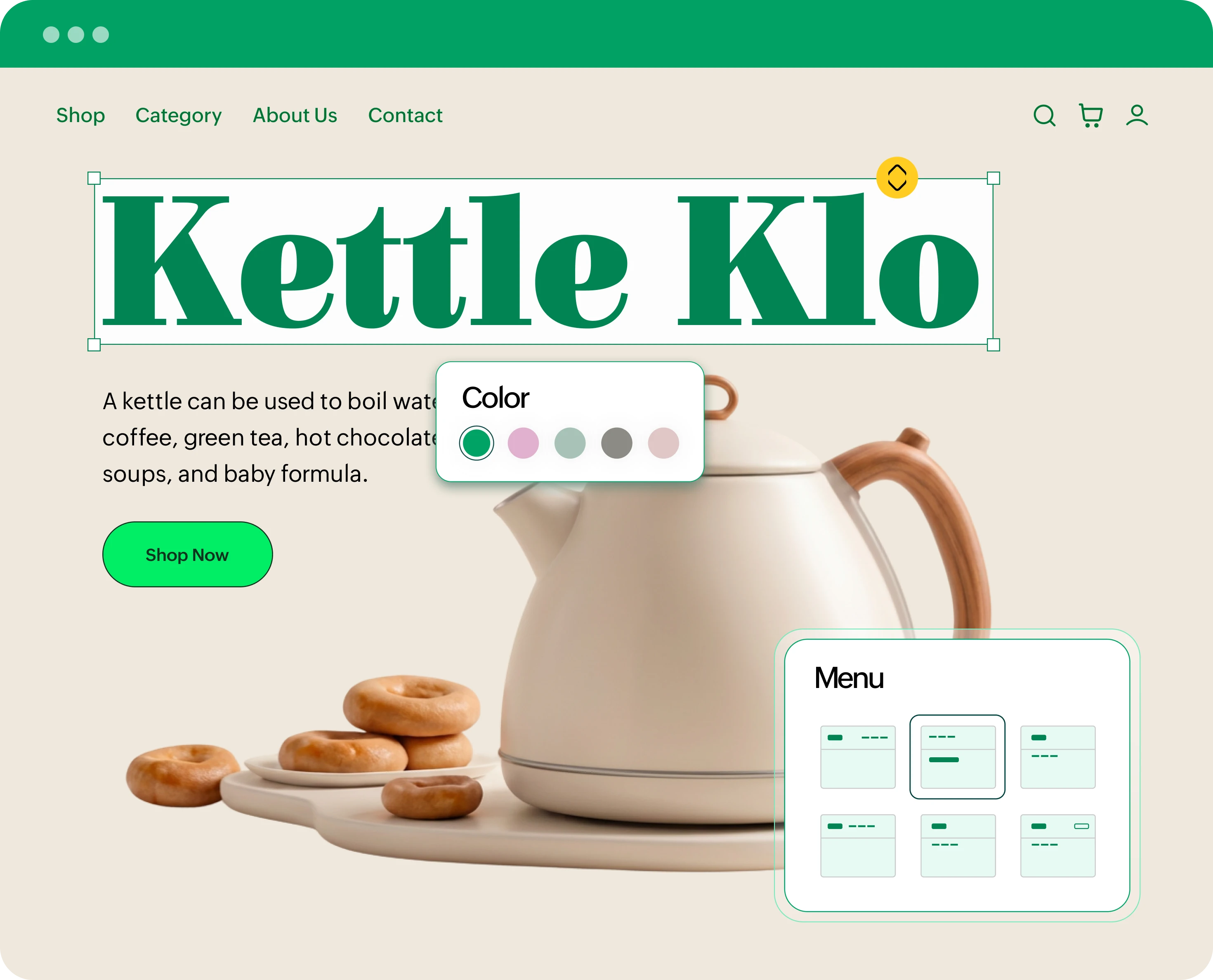 No-code website design