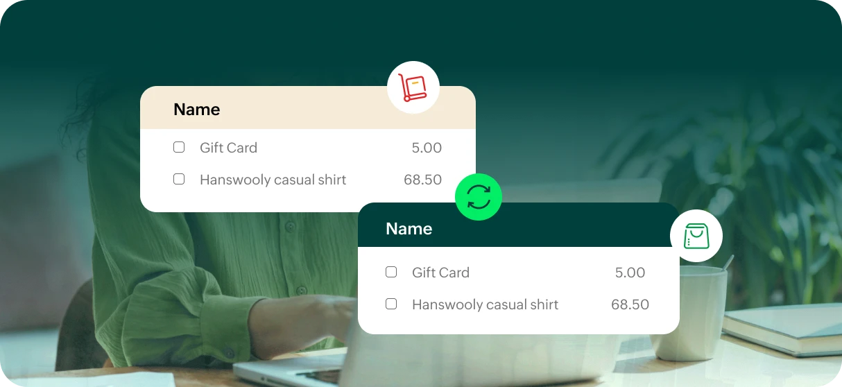 Instant stock updates across Zoho Inventory and Zoho Commerce